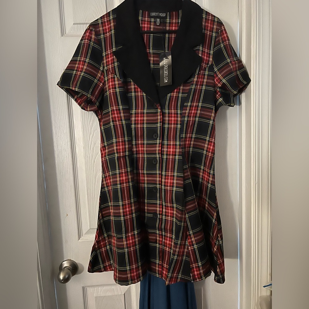 Current mood plaid dress xxl